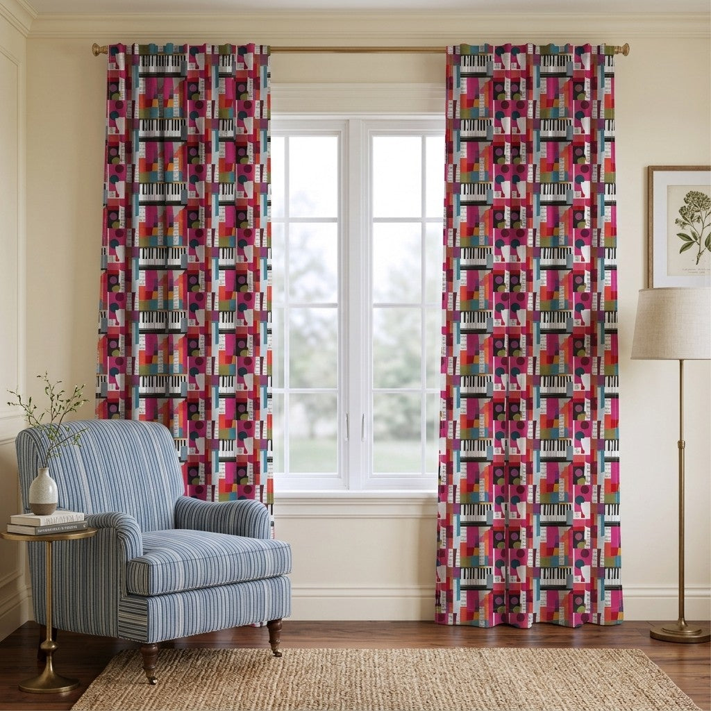 Music in Me - Curtain Panel - Polished Sitting Room