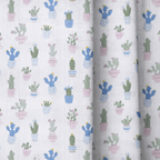 Cactus Pots - Curtain Panel - The Drapery