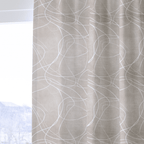 Cadence Abstract - Curtain Panel - The Drapery