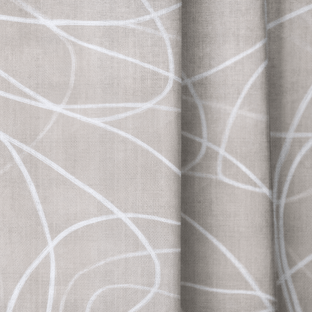 Cadence Abstract - Curtain Panel - The Drapery