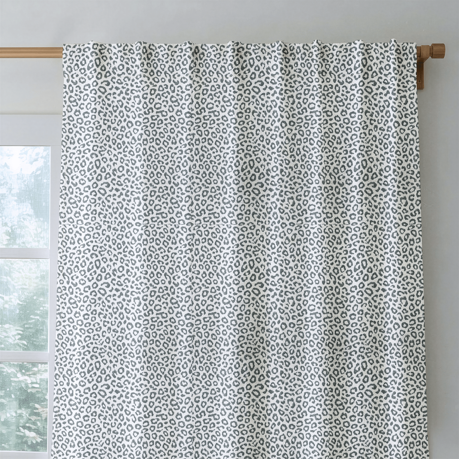 Caedric Leopard - Curtain Panel - The Drapery