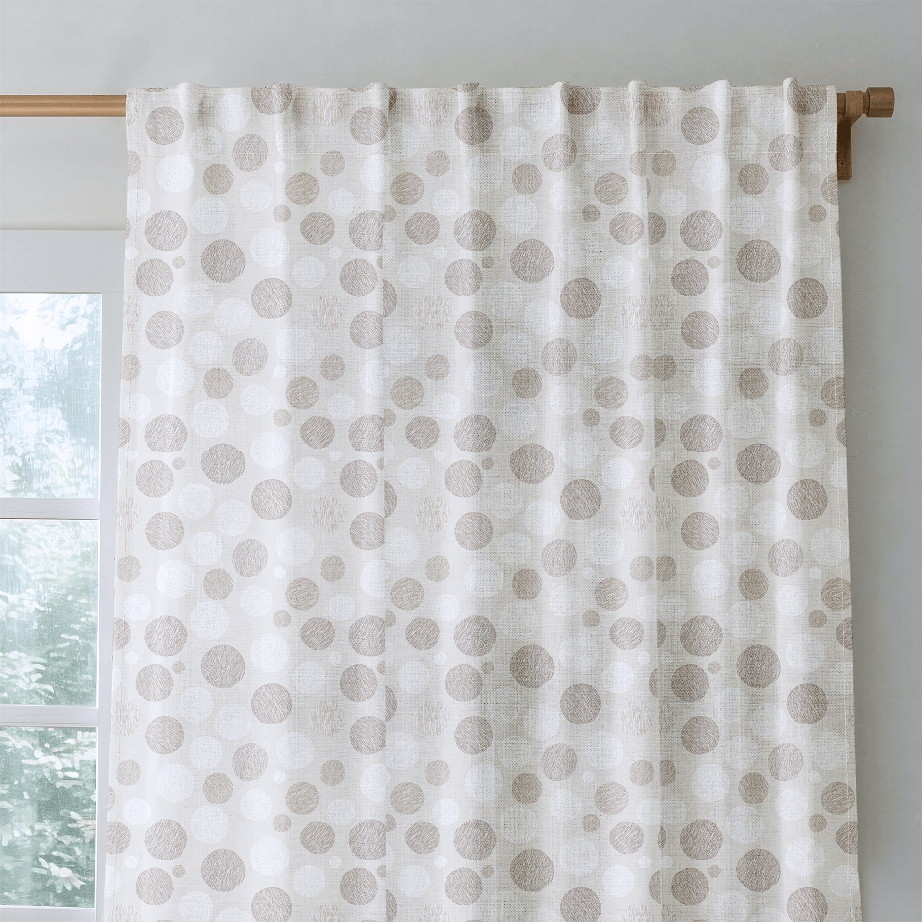 Caelan Dots - Curtain Panel - The Drapery