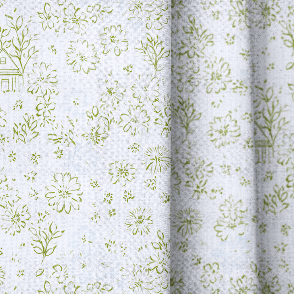 Cairos Blooms - Curtain Panel - The Drapery