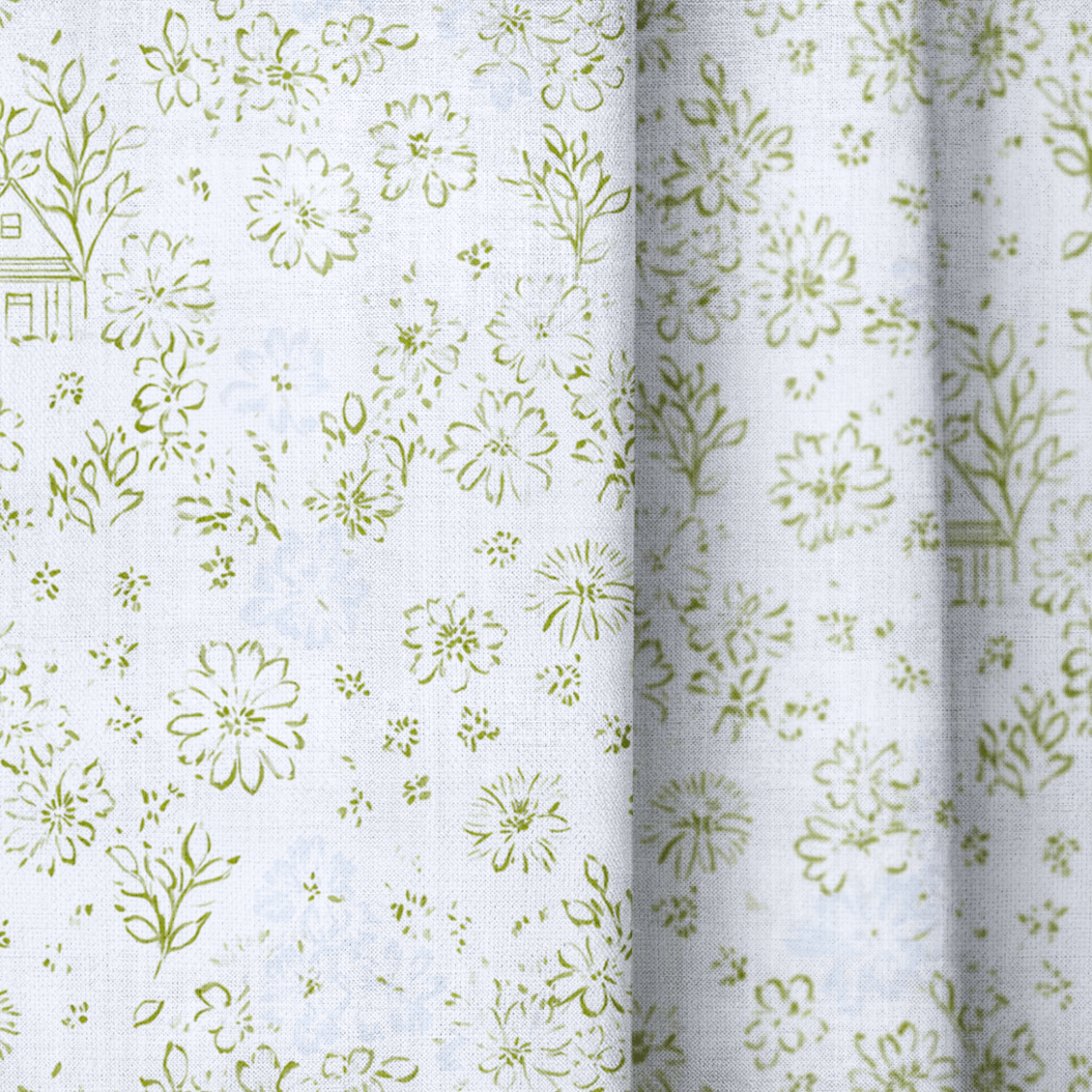Cairos Blooms - Curtain Panel - The Drapery