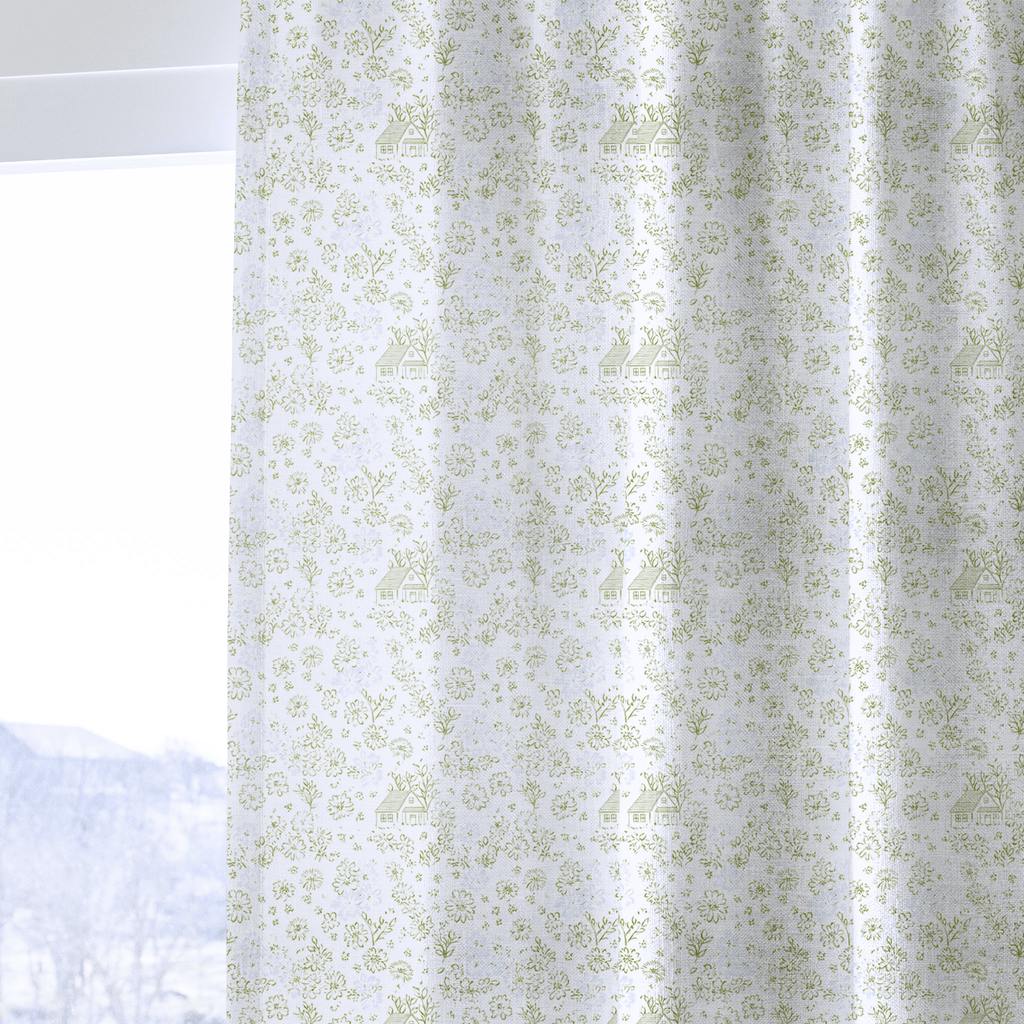 Cairos Blooms - Curtain Panel - The Drapery