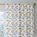 Calderin Pansies - Curtain Panel - The Drapery