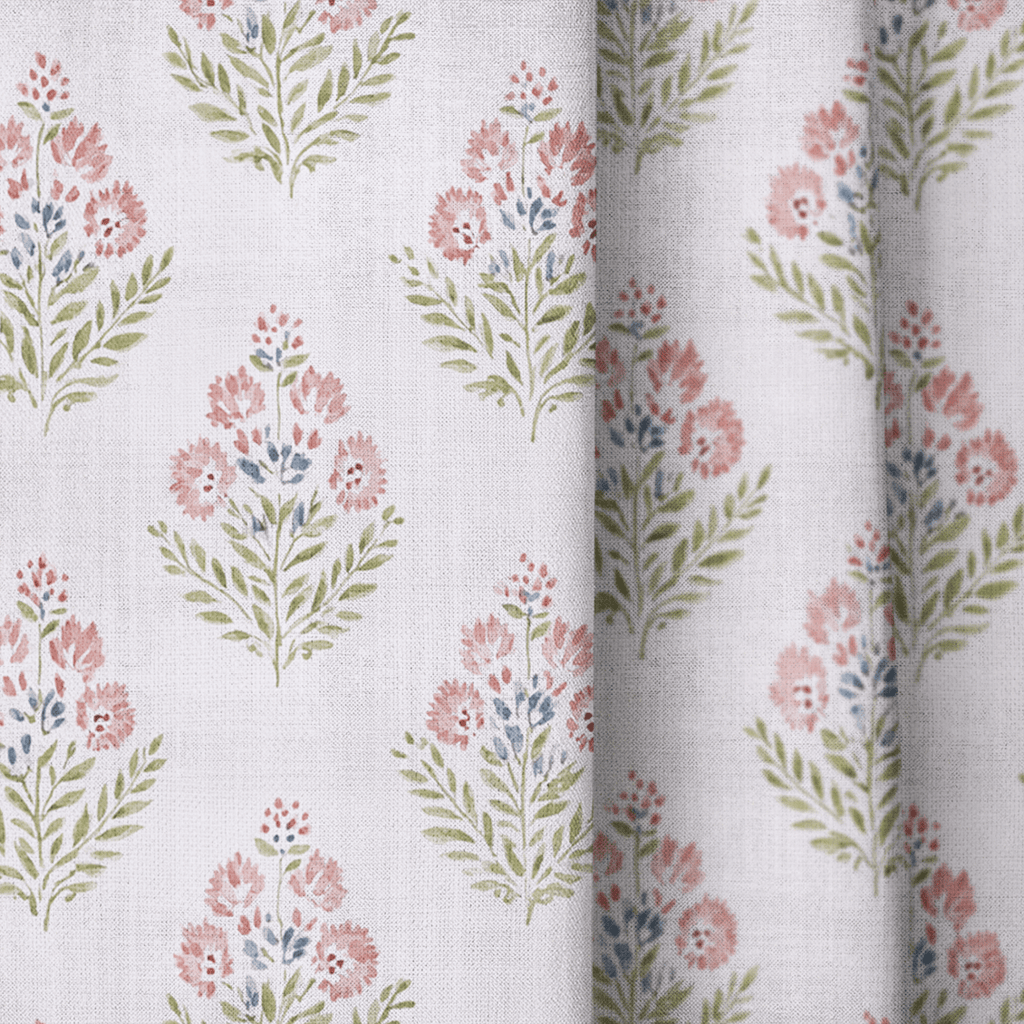 Calista Blooms - Curtain Panel - The Drapery