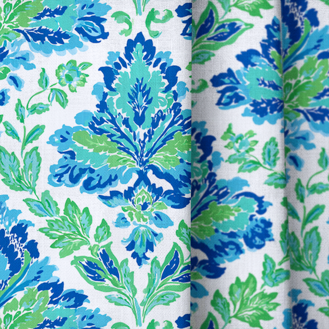 Calixter Damask - Curtain Panel - The Drapery
