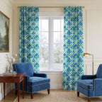 Calixter Damask - Curtain Panel - The Drapery