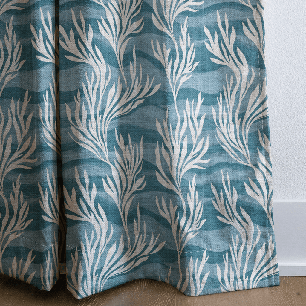 Callahan Coral - Curtain Panel - The Drapery