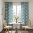 Callahan Coral - Curtain Panel - The Drapery