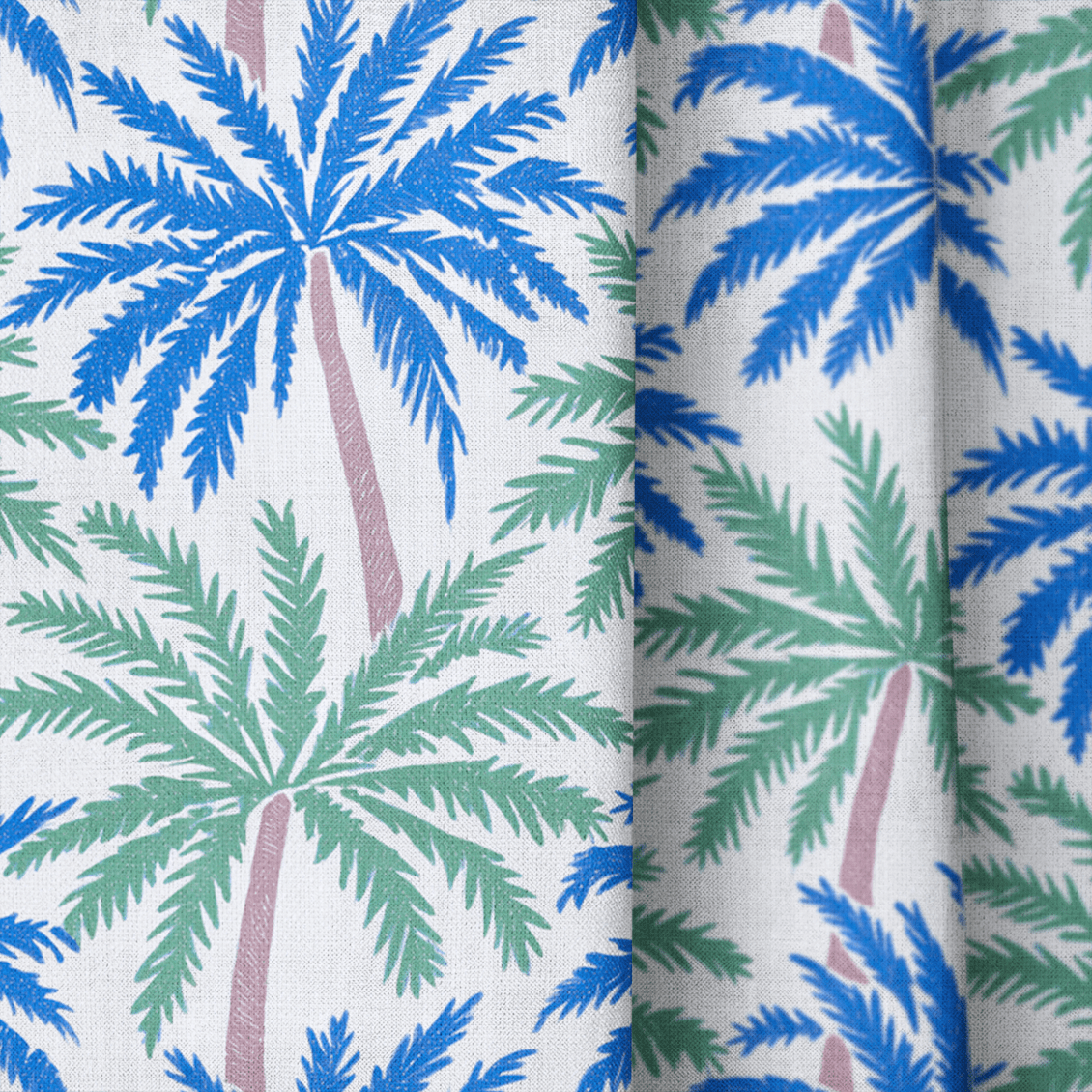 Calvor Palms - Curtain Panel - The Drapery