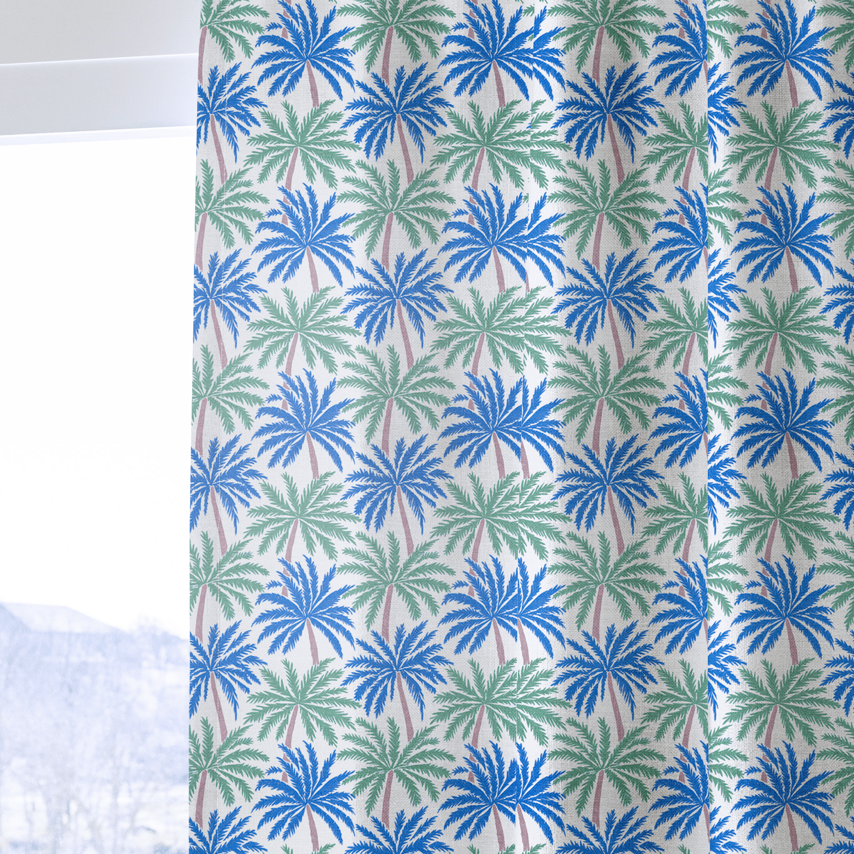 Calvor Palms - Curtain Panel - The Drapery