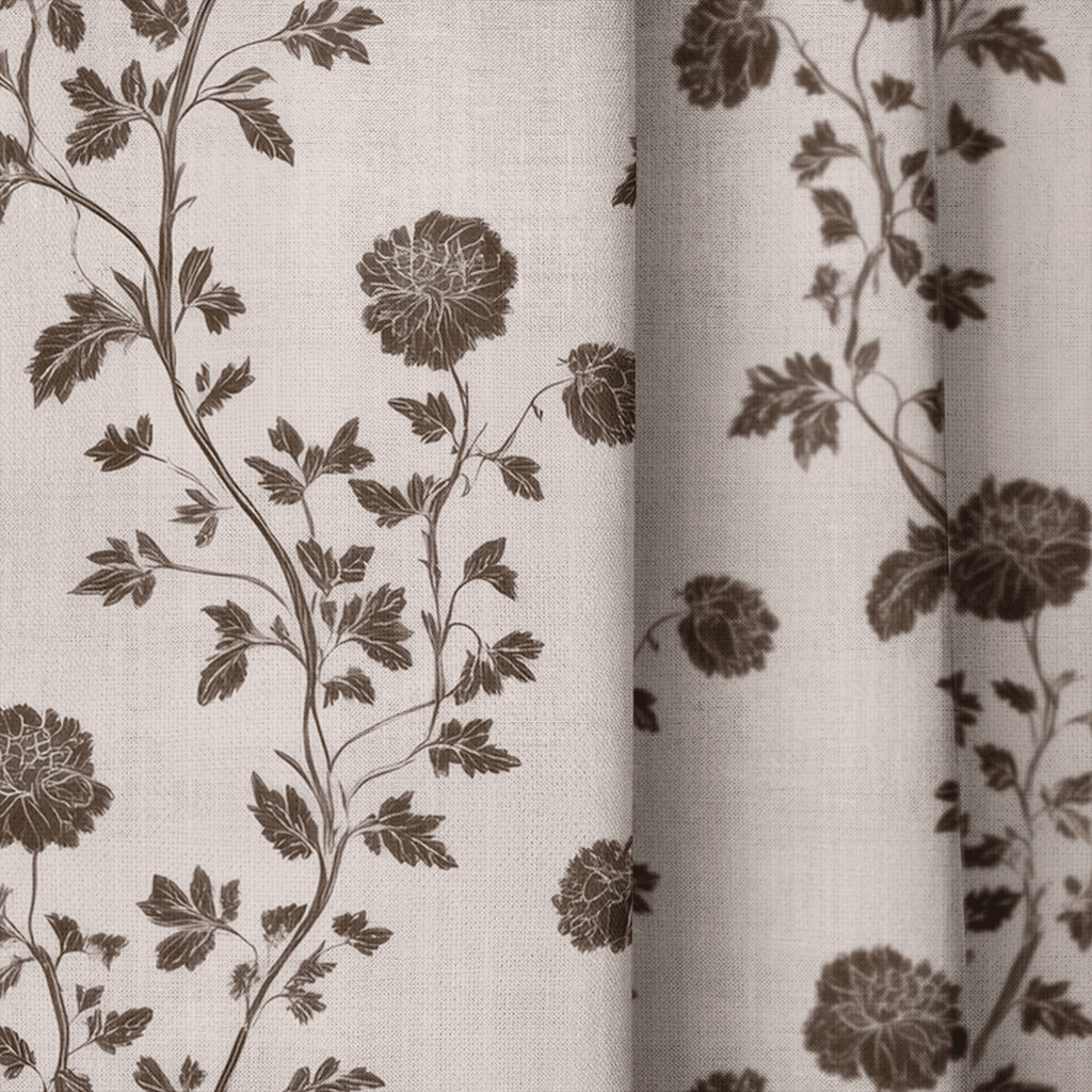 Camden Vine - Curtain Panel - The Drapery