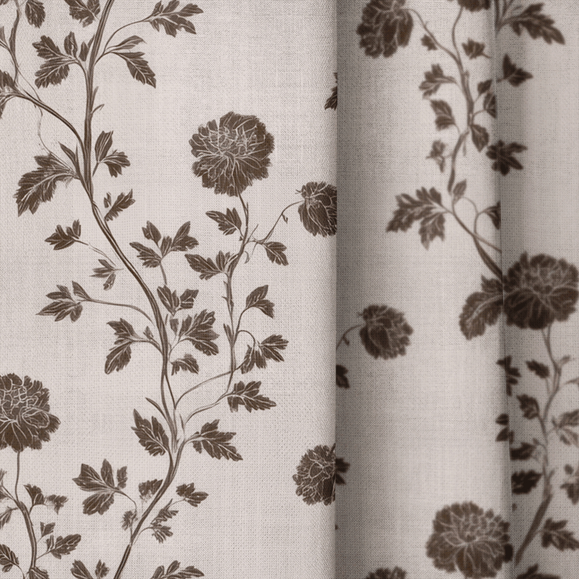 Camden Vine - Curtain Panel - The Drapery