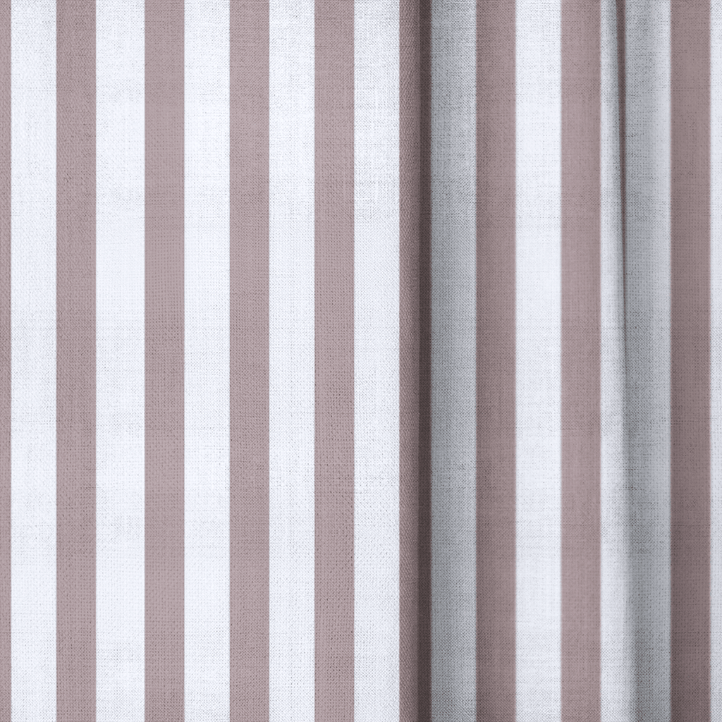Camel Stripe - Curtain Panel - The Drapery