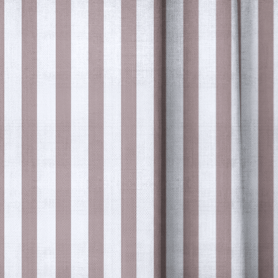 Camel Stripe - Curtain Panel - The Drapery