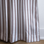 Camel Stripe - Curtain Panel - The Drapery