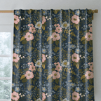 Camellia Moon - Curtain Panel - The Drapery