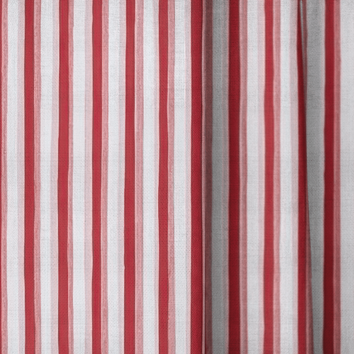 Candy Cane Lane - Curtain Panel - The Drapery