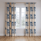 Canine Check - Curtain Panel - The Drapery