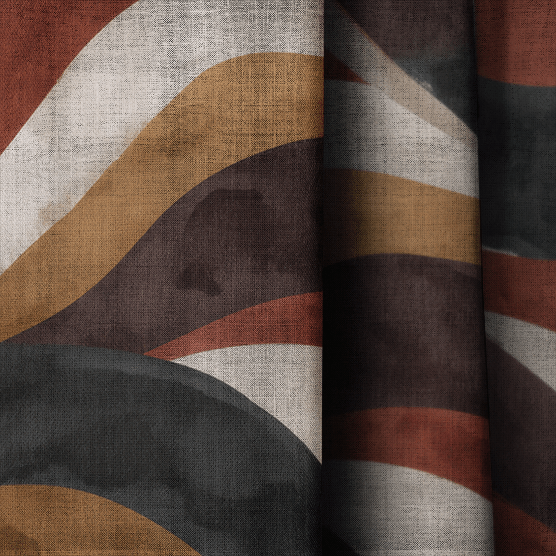 Canyon Line - Curtain Panel - The Drapery