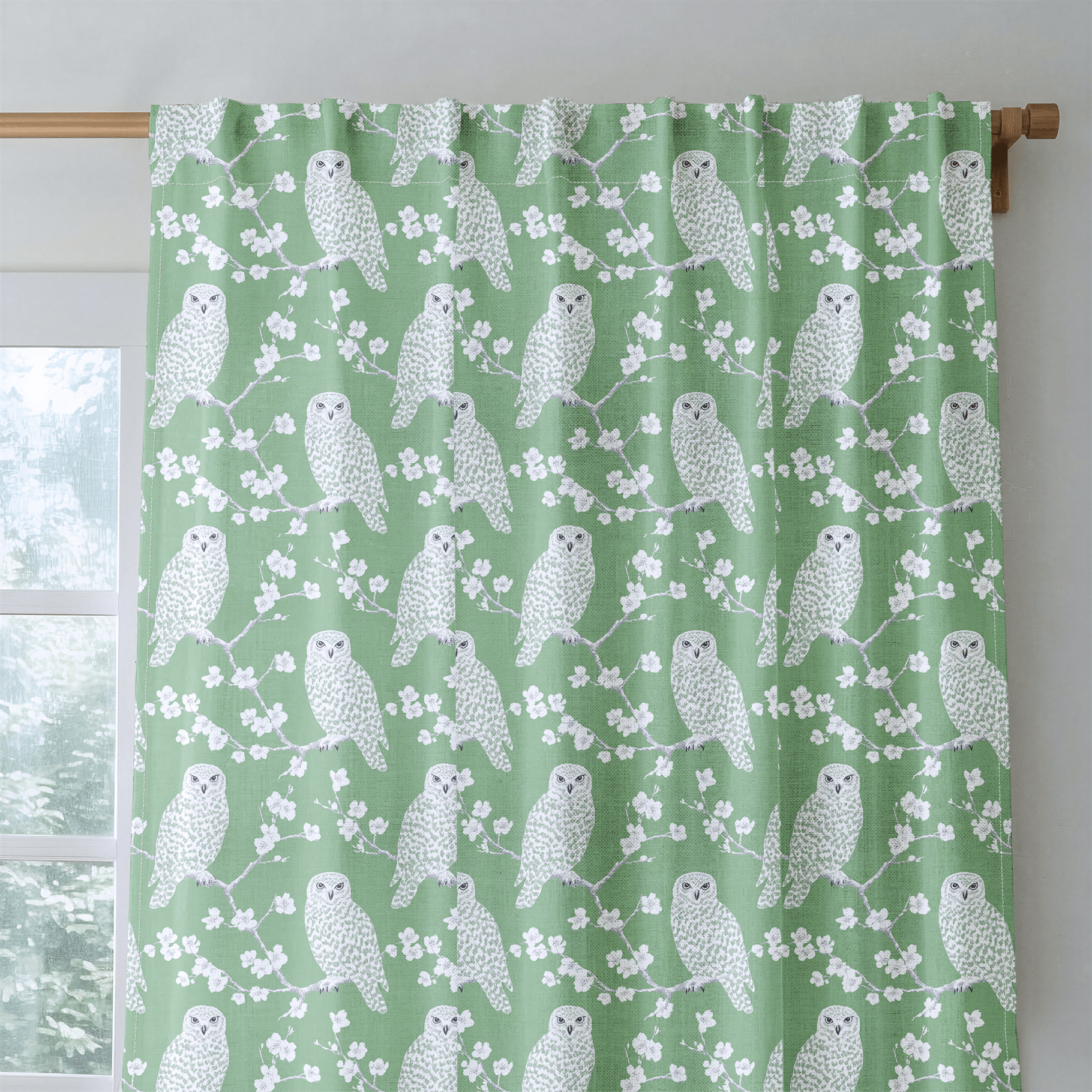 Carmen Owl - Curtain Panel - The Drapery