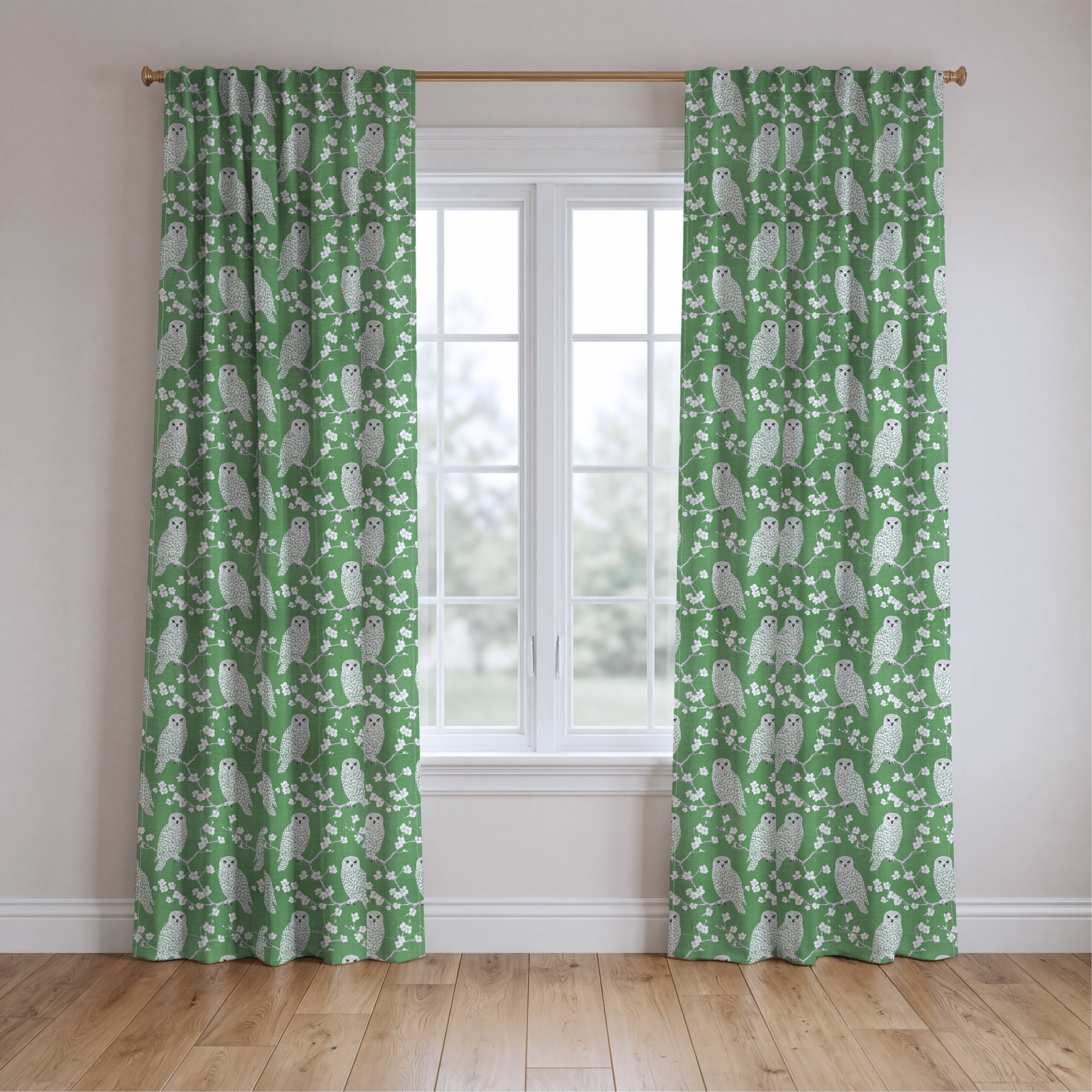 Carmen Owl - Curtain Panel - The Drapery