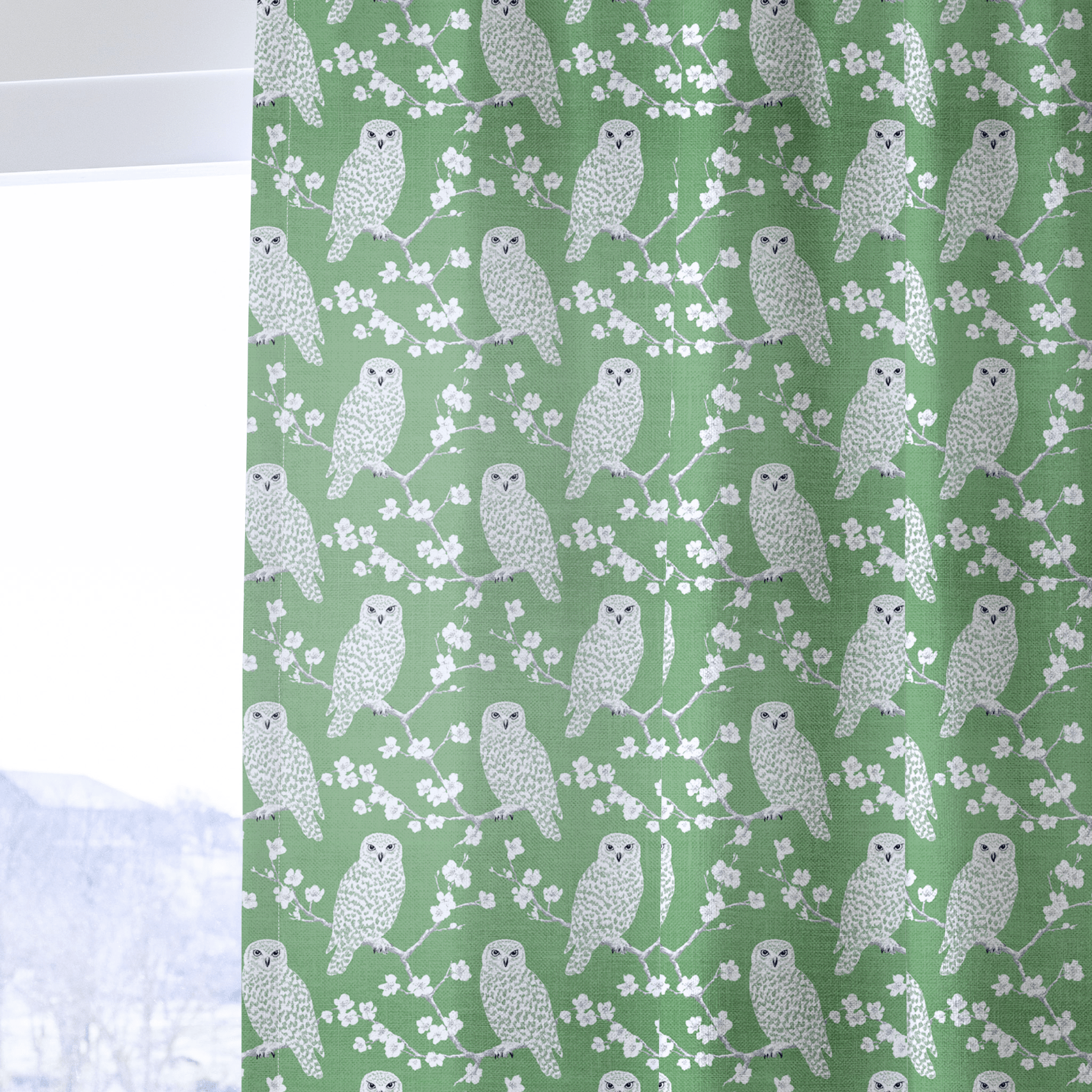 Carmen Owl - Curtain Panel - The Drapery