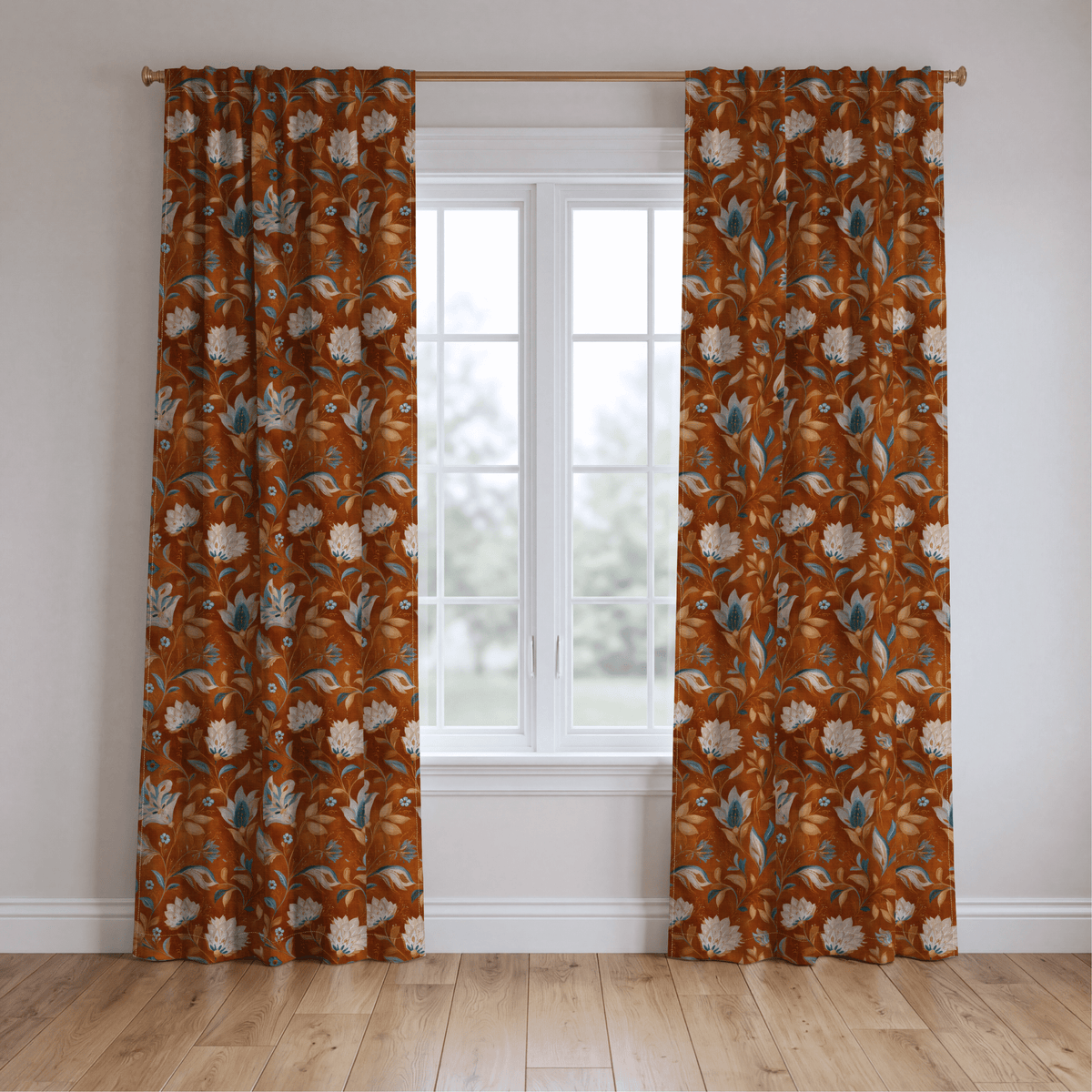 Carmine Dusk - Curtain Panel - The Drapery