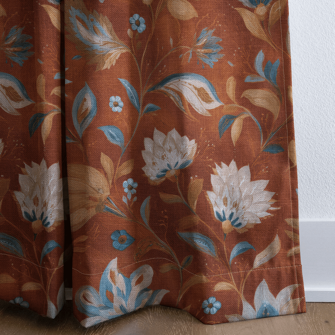 Carmine Dusk - Curtain Panel - The Drapery