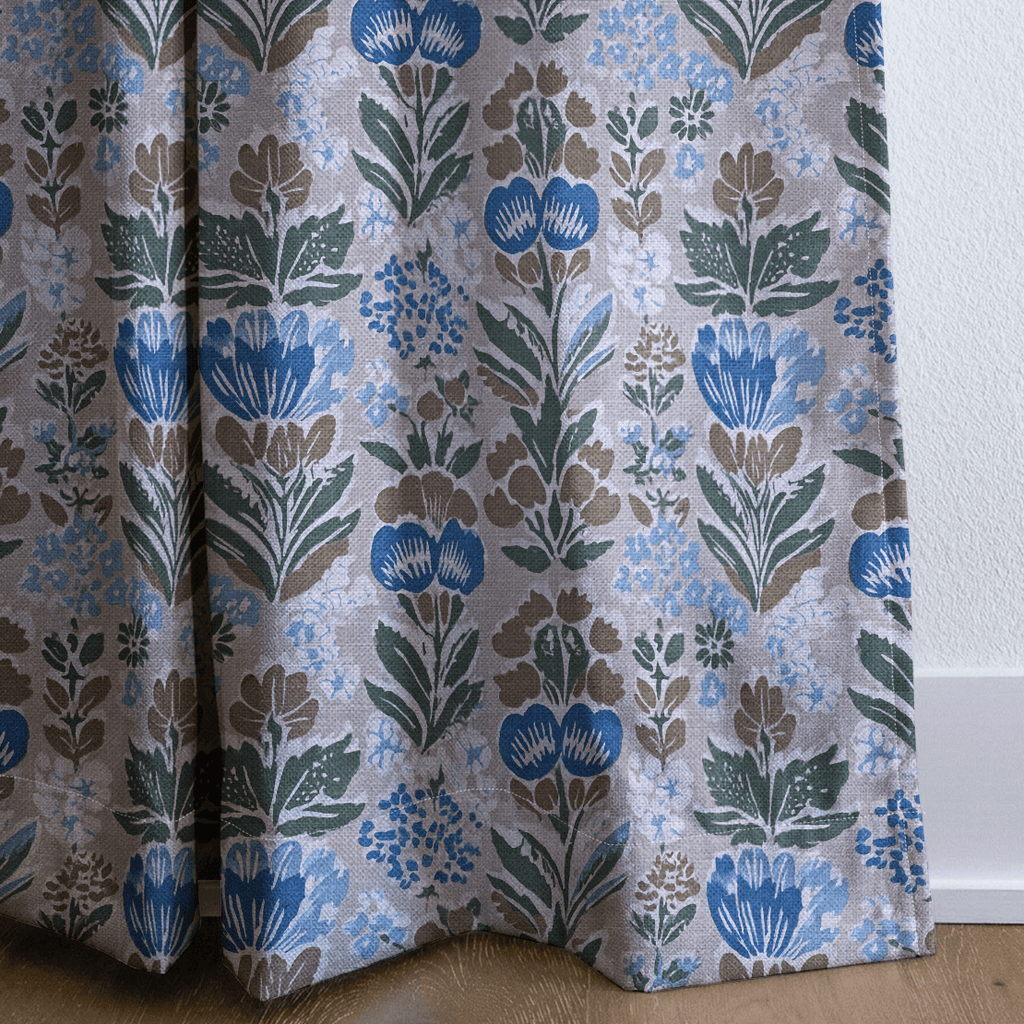 Carousel Bloom Two - Curtain Panel - The Drapery