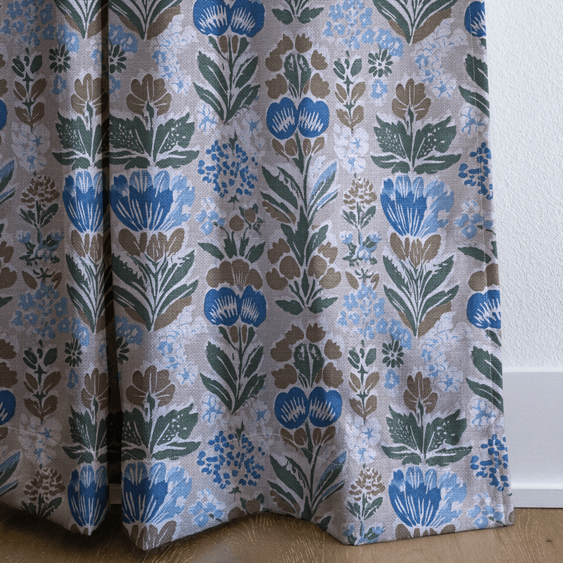 Carousel Bloom Two - Curtain Panel - The Drapery