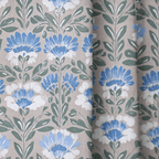 Carousel of Flowers - Curtain Panel - The Drapery