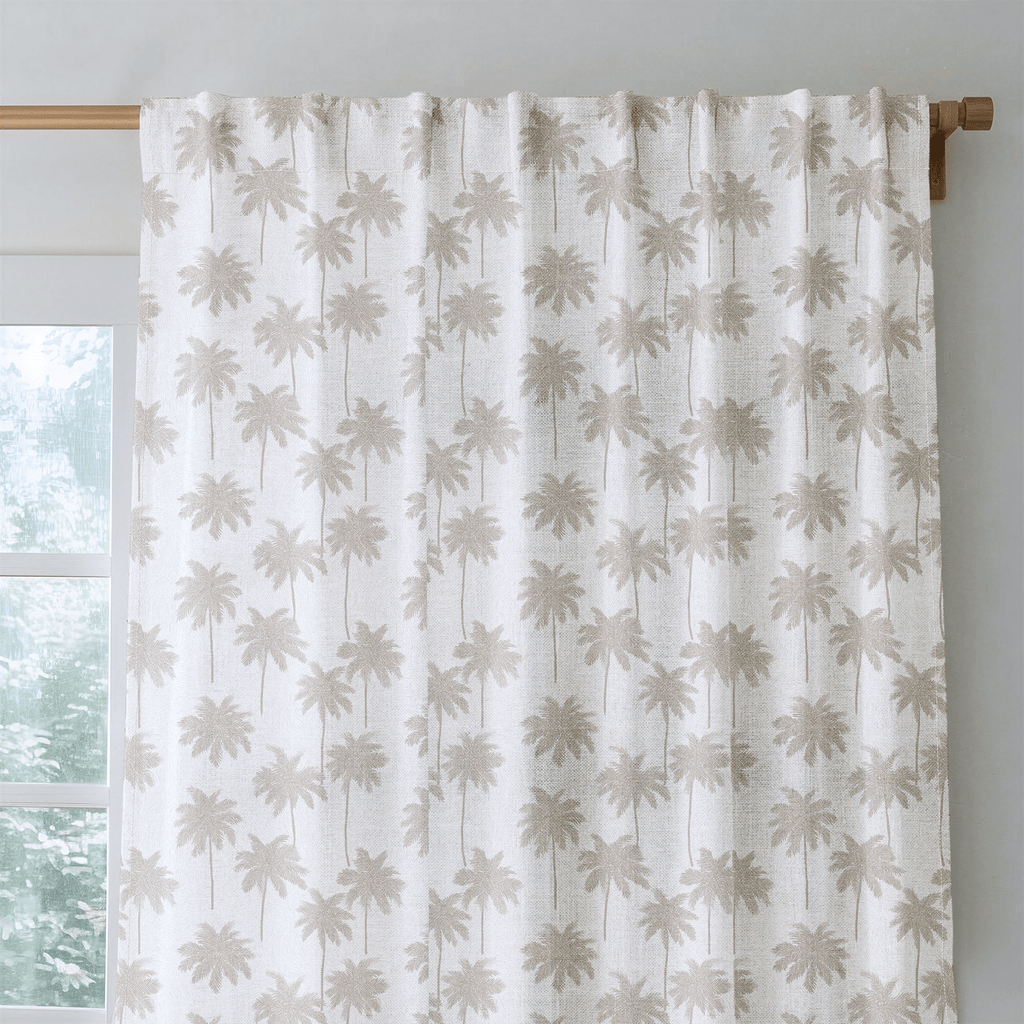 Carrington Palm - Curtain Panel - The Drapery