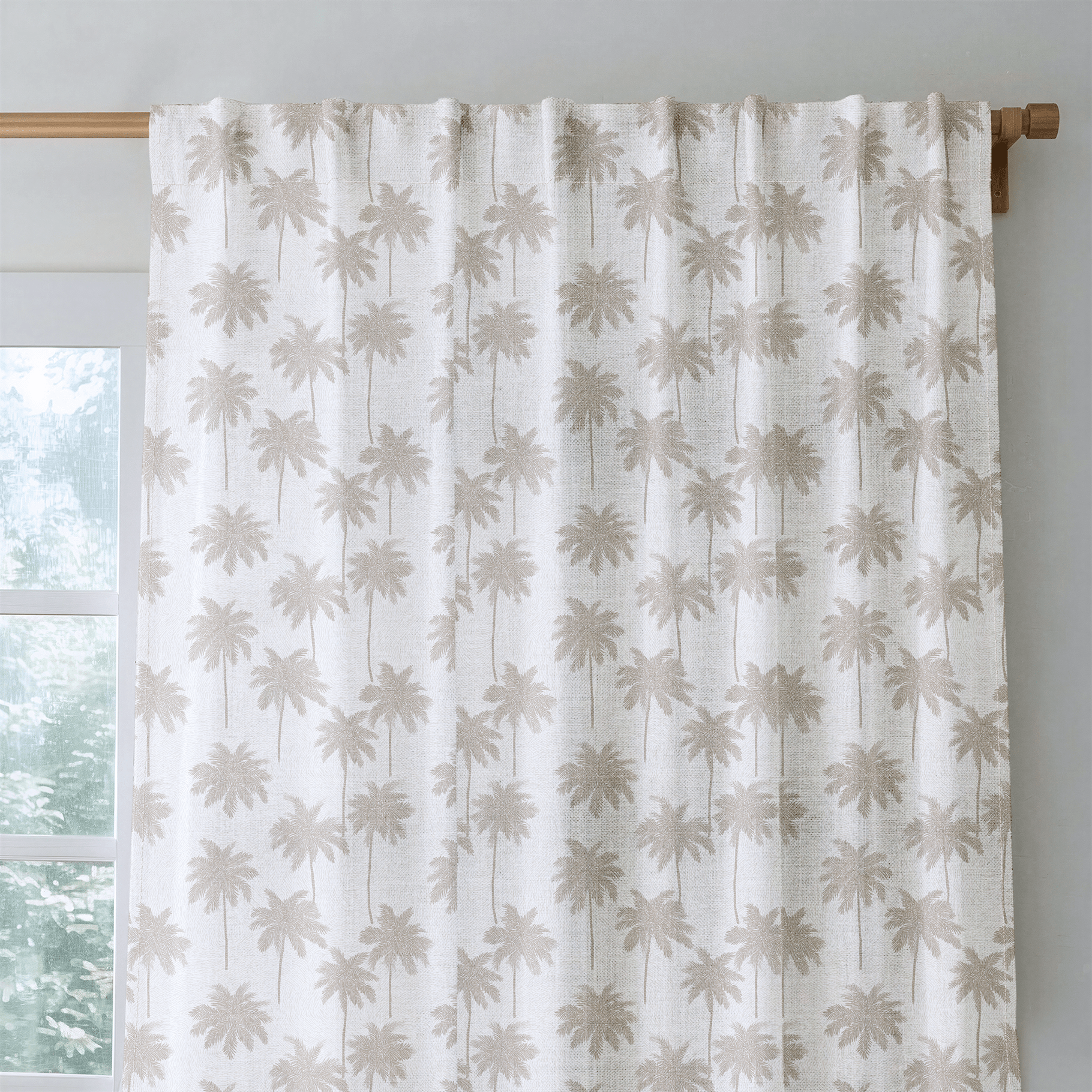 Carrington Palm - Curtain Panel - The Drapery