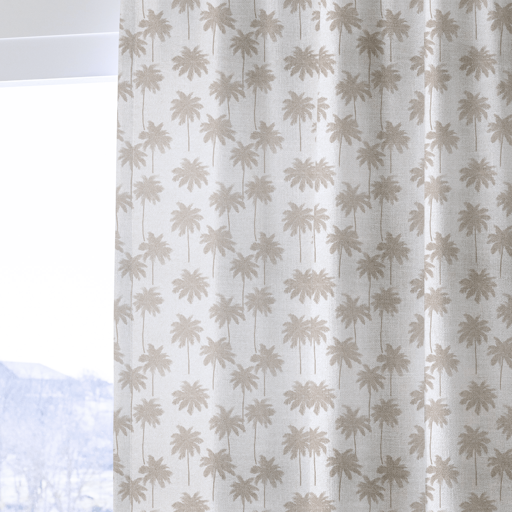 Carrington Palm - Curtain Panel - The Drapery