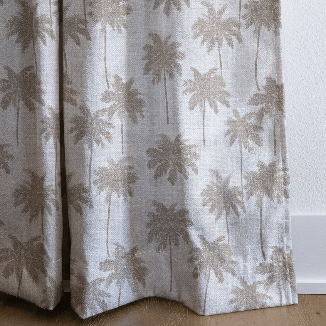 Carrington Palm - Curtain Panel - The Drapery