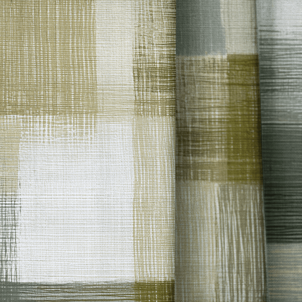 Carter Olive Plaid - Curtain Panel - The Drapery