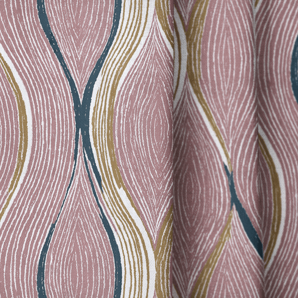 Cashel Waves - Curtain Panel - The Drapery