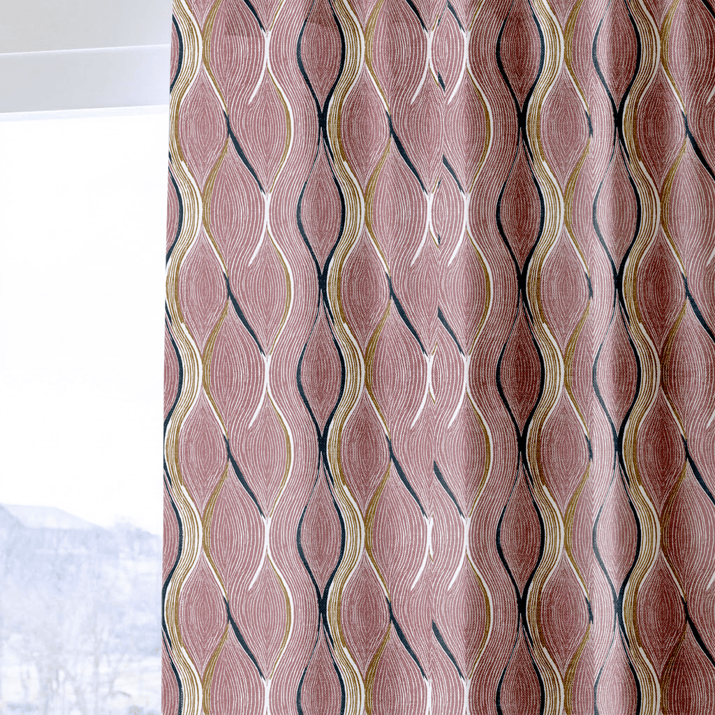Cashel Waves - Curtain Panel - The Drapery
