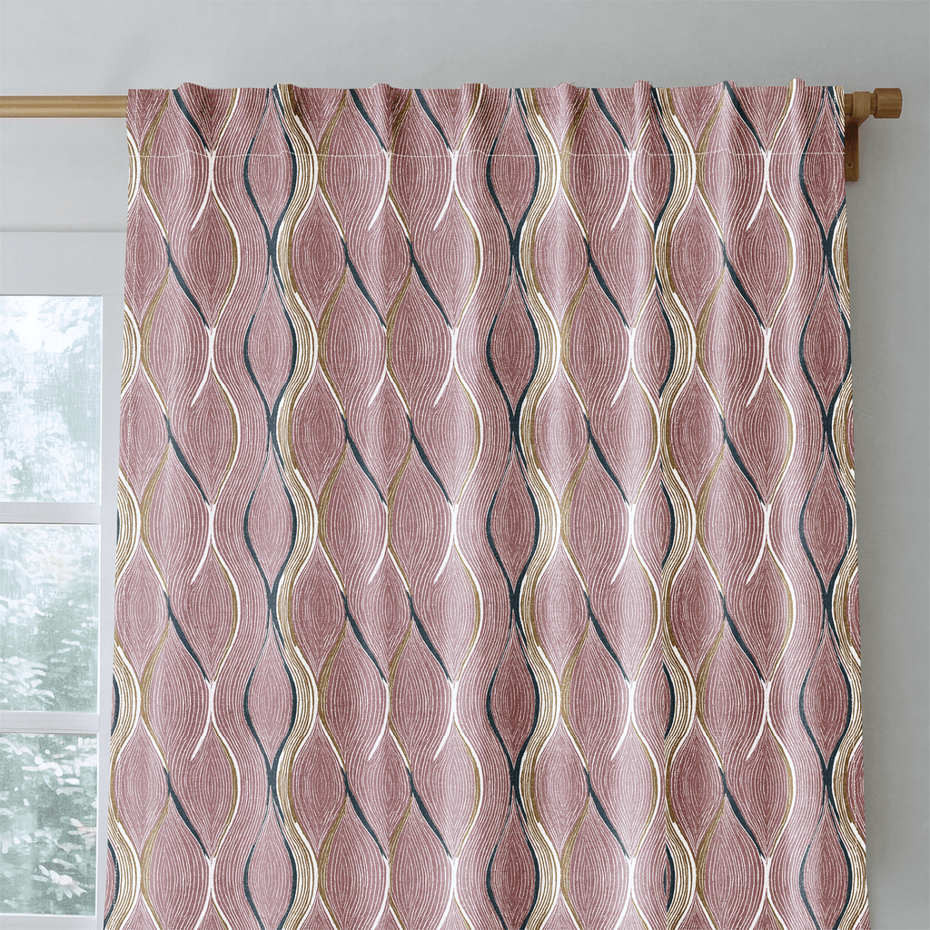 Cashel Waves - Curtain Panel - The Drapery