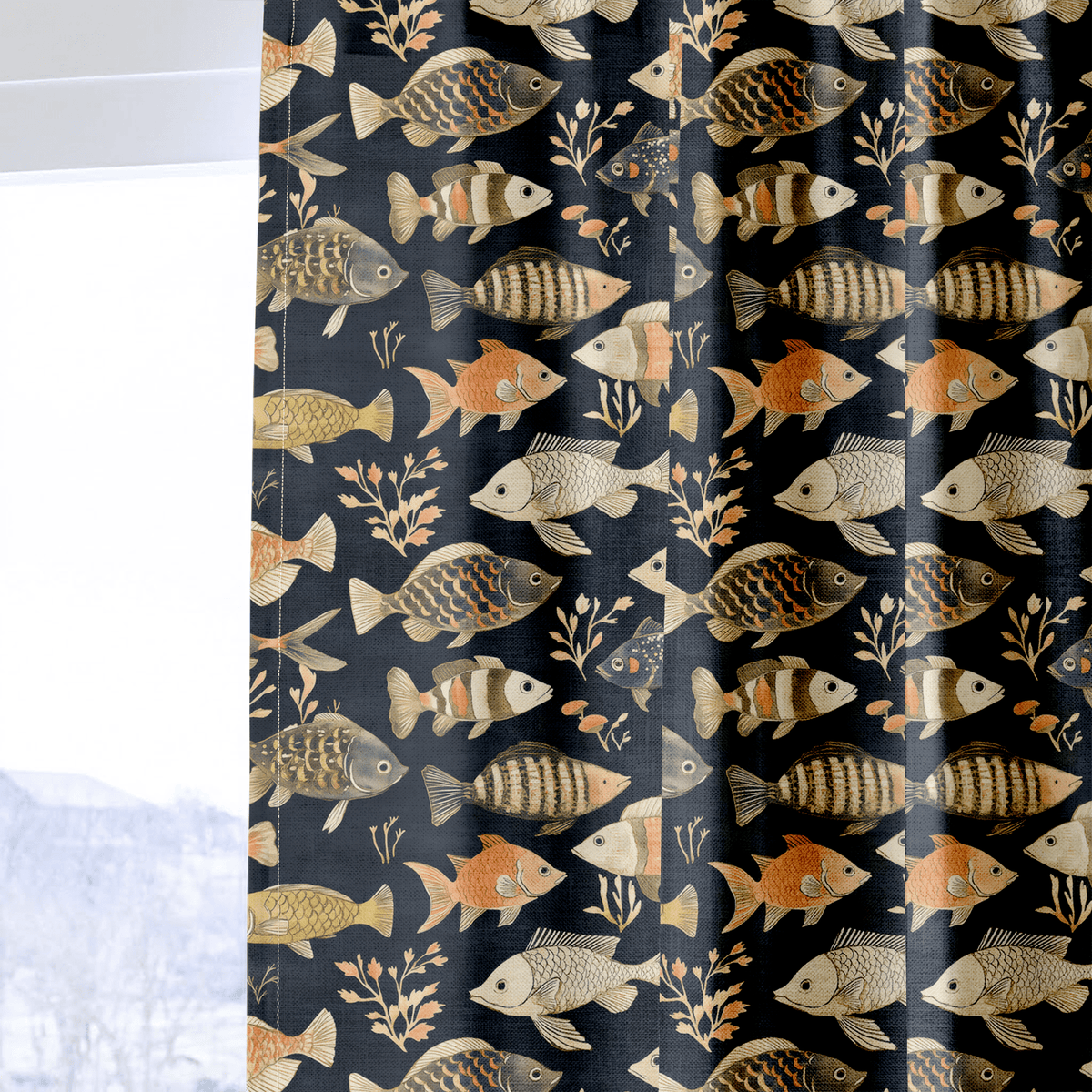 Caspian - Curtain Panel - The Drapery