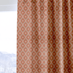 Caspian Rust - Curtain Panel - The Drapery