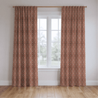 Caspian Rust - Curtain Panel - The Drapery