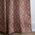 Caspian Rust - Curtain Panel - The Drapery