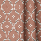 Caspian Rust - Curtain Panel - The Drapery