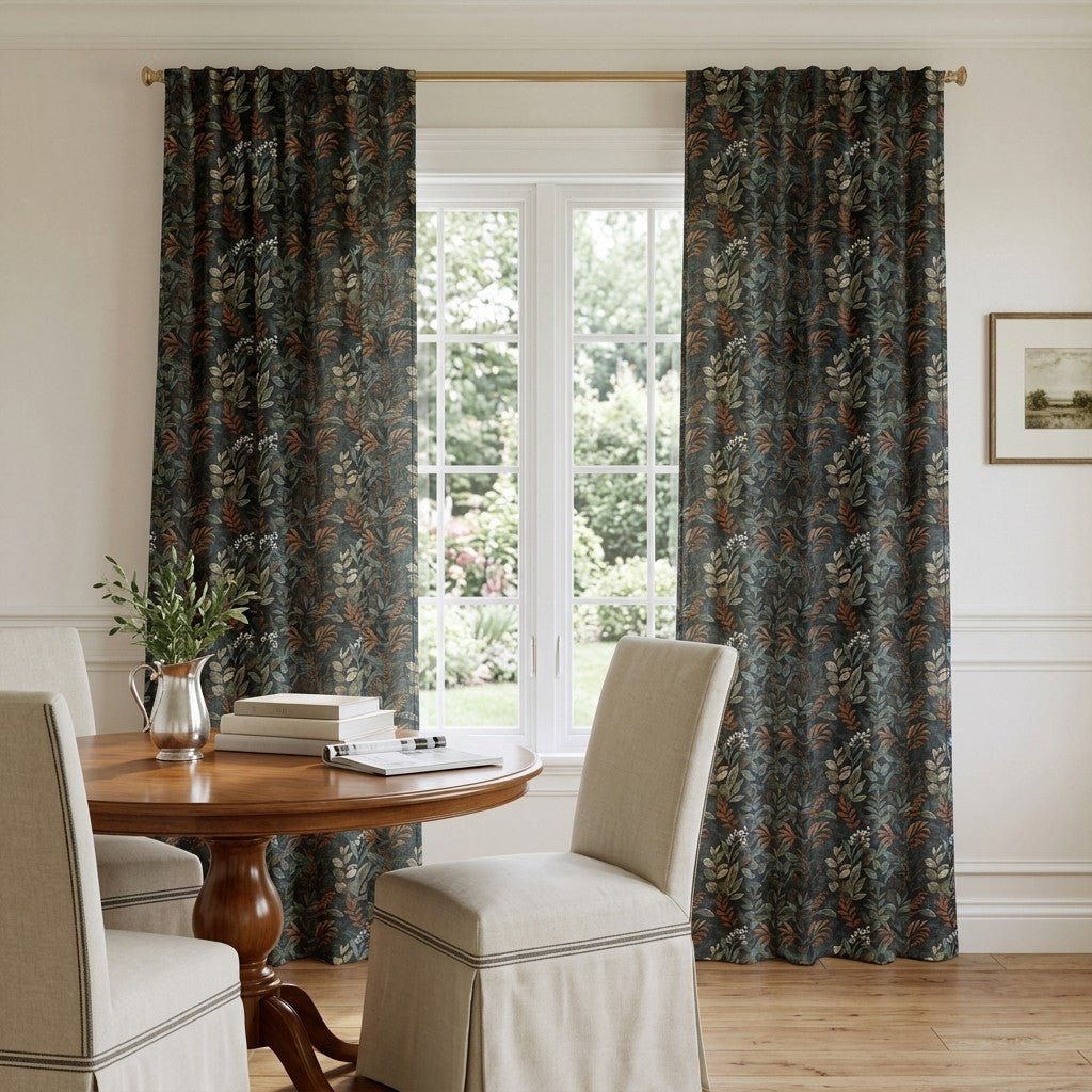 Cassia Nightbloom - Curtain Panel - The Drapery