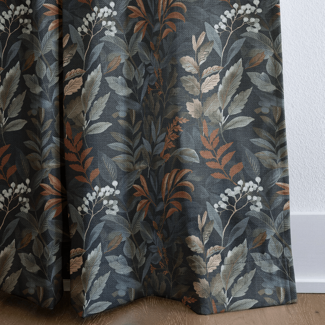 Cassia Nightbloom - Curtain Panel - The Drapery
