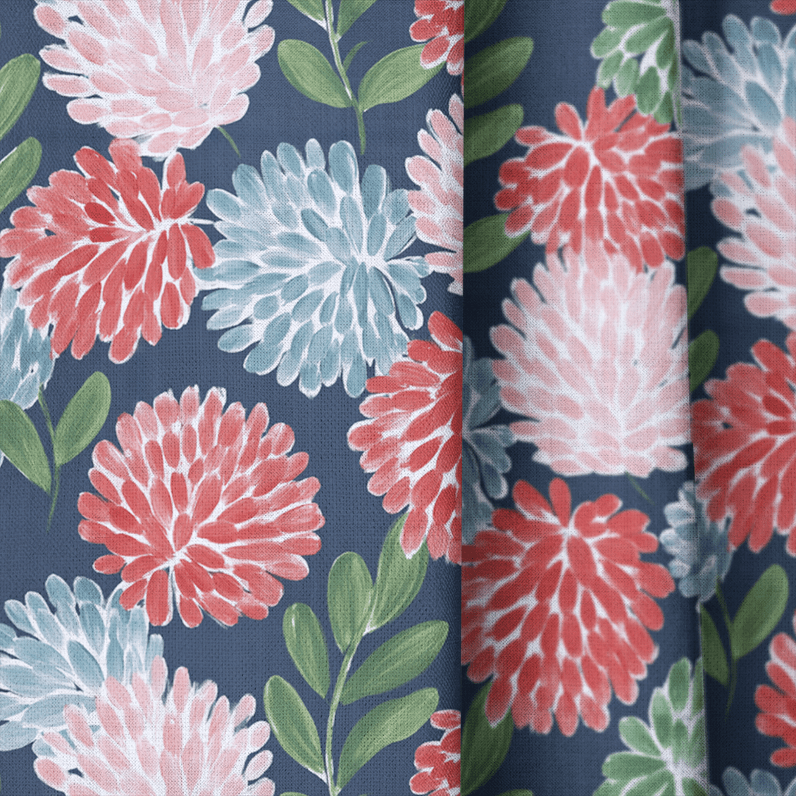 Cassiane Blossom - Curtain Panel - The Drapery